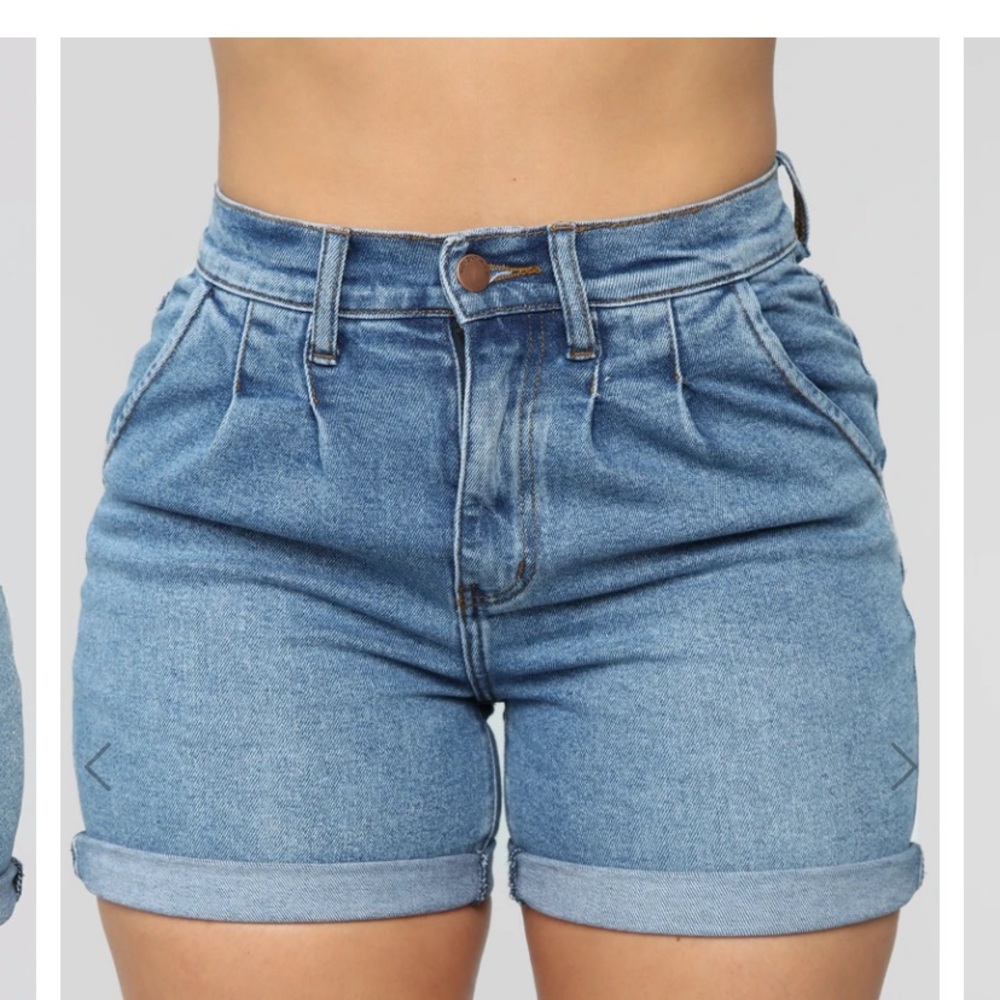 Fashion Nova High Waisted Jean Shorts